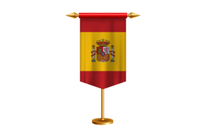 西班牙国旗插图与立场
