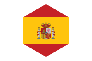 西班牙国旗六边形