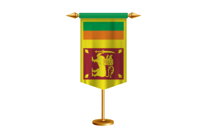 斯里兰卡国旗插图与立场