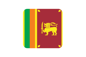 斯里兰卡国旗方形圆形