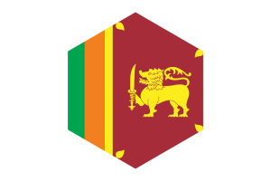 斯里兰卡国旗六边形
