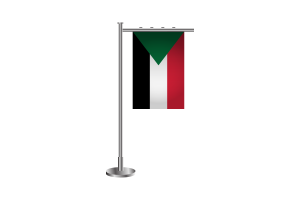 3d 苏丹站立旗