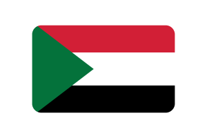 苏丹国旗三角形圆形