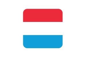 卢森堡国旗方形圆形