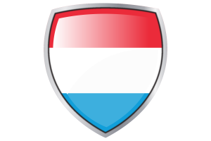 卢森堡国旗库什纹章盾牌
