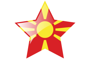北马其顿国旗星图标