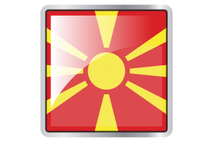 北马其顿国旗广场图标