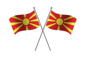 北马其顿友谊旗帜