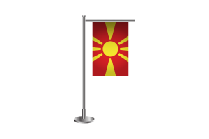 3d 北马其顿站旗