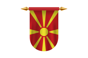 北马其顿国旗矢量图像
