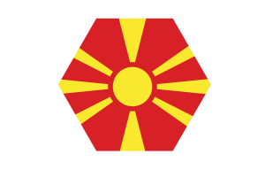 北马其顿国旗矢量免费|SVG 和 PNG