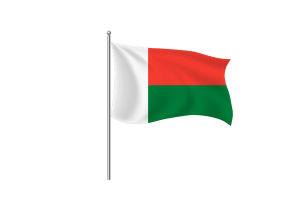 马达加斯加国旗剪贴画
