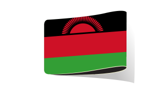 马拉维国旗插图剪贴画