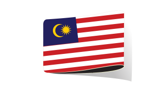 马来西亚国旗插图剪贴画