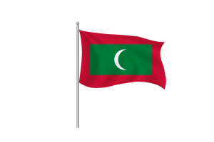 马尔代夫国旗剪贴画