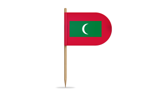 马尔代夫国旗桌旗