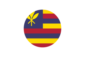 夏威夷王国旗帜矢量免费下载