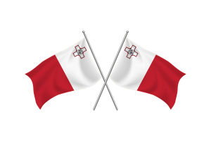 马耳他挥舞友谊旗帜