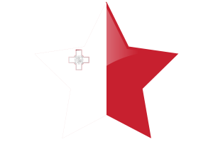 马耳他国旗星图标