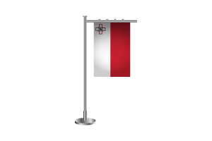 3d 马耳他站立旗
