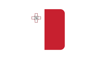 马耳他国旗方形圆形