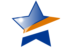 马绍尔群岛国旗星图标