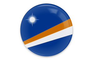 马绍尔群岛国旗矢量艺术