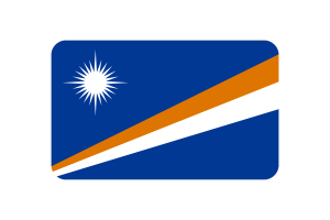 马绍尔群岛国旗三角形圆形