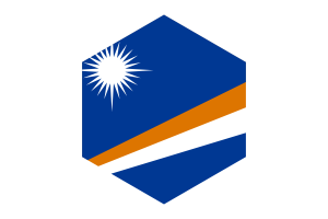 马绍尔群岛国旗六边形