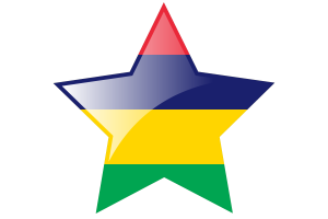 毛里求斯国旗星图标