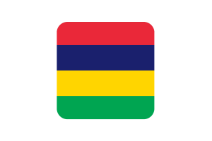毛里求斯国旗方形圆形