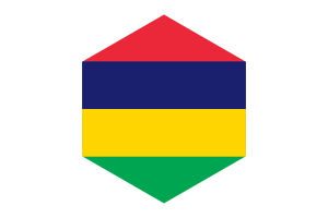 毛里求斯国旗六边形