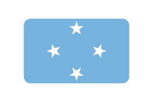 密克罗尼西亚国旗三角形圆形