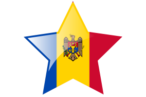 摩尔多瓦国旗星图标