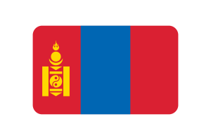 蒙古国旗三角形圆形