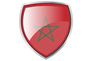 摩洛哥国旗库切纹章盾牌