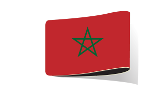 摩洛哥国旗插图剪贴画