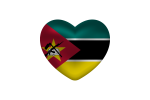 莫桑比克之爱心形