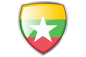 缅甸国旗库什纹章盾牌