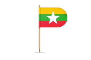 缅甸国旗桌旗