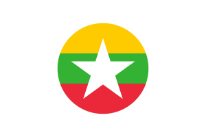 缅甸国旗矢量免费下载