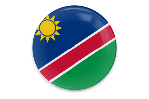 纳米比亚国旗矢量艺术