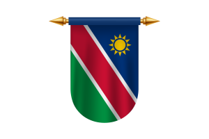 纳米比亚国旗矢量图像