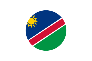 纳米比亚国旗矢量免费下载