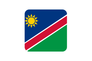 纳米比亚国旗方形圆形