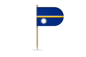瑙鲁国旗桌旗