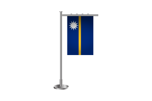3d 瑙鲁站立旗