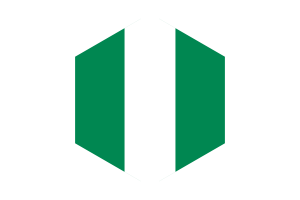 尼日利亚国旗六边形