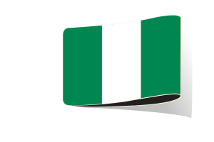 尼日利亚国旗插图剪贴画