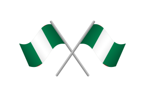 尼日利亚国旗标志矢量免费